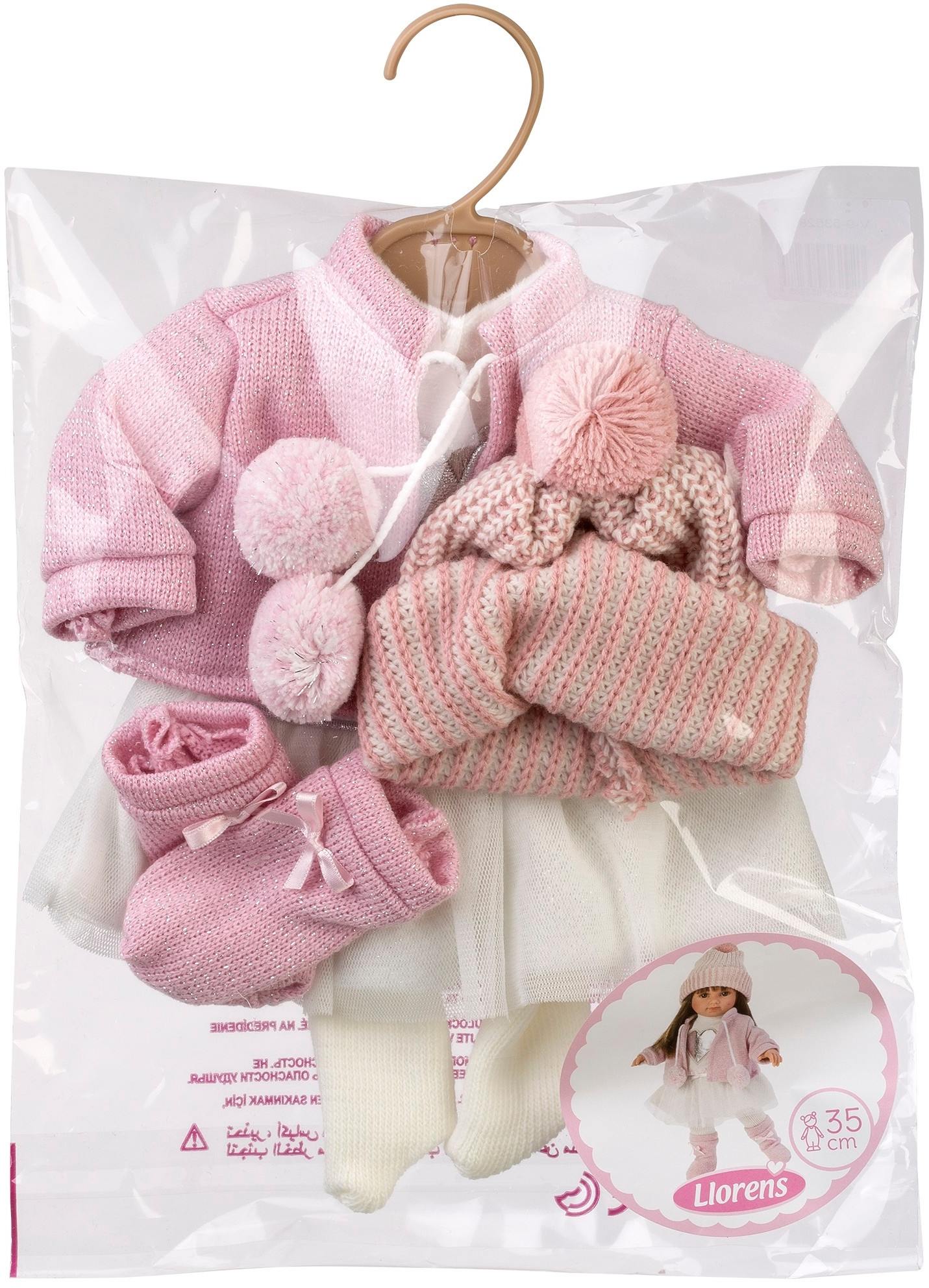 Pasuje do lalek różnych marek o wzroście 35 cm