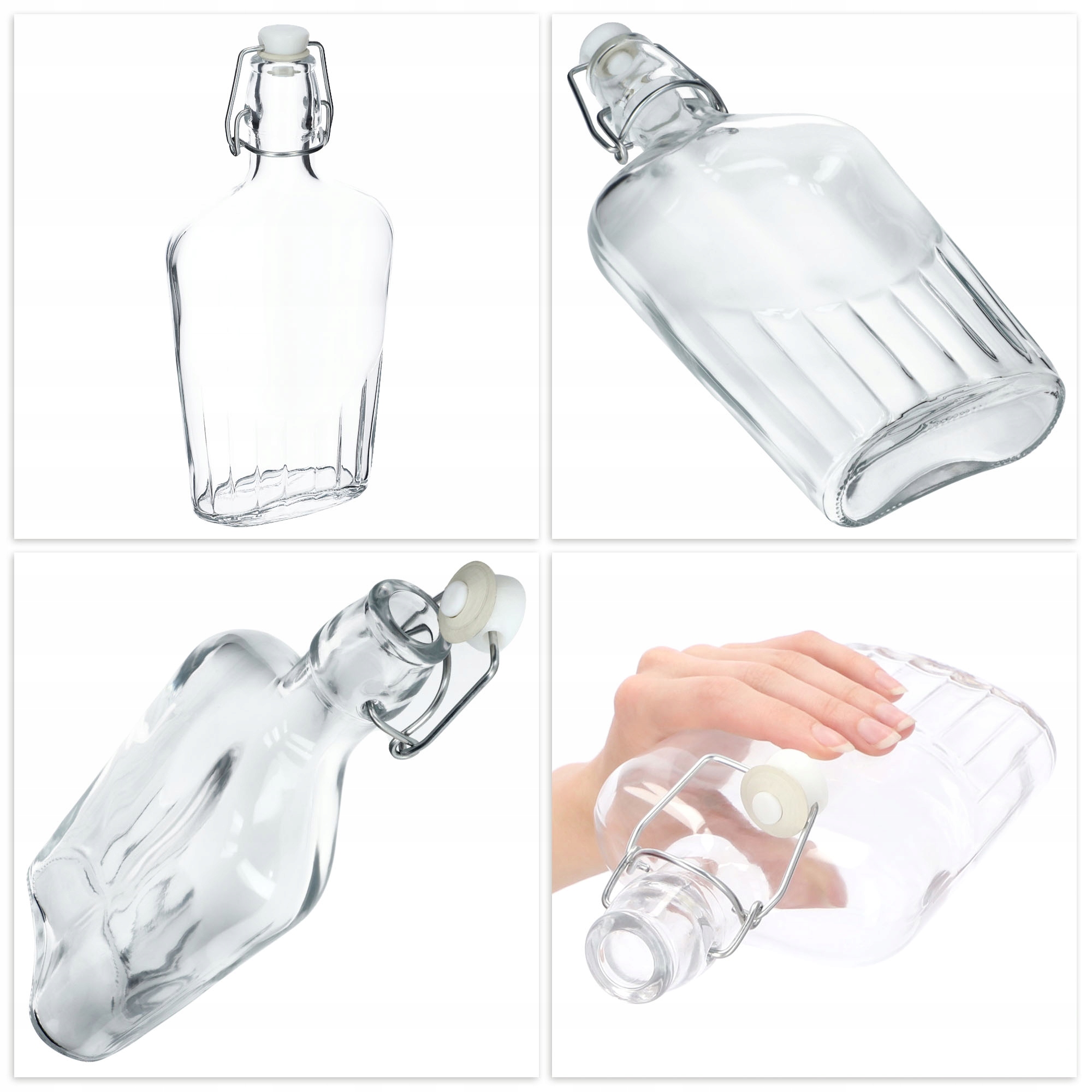 Wygodne zamknięcie mechaniczne – łatwe nalewanie i przechowywanie