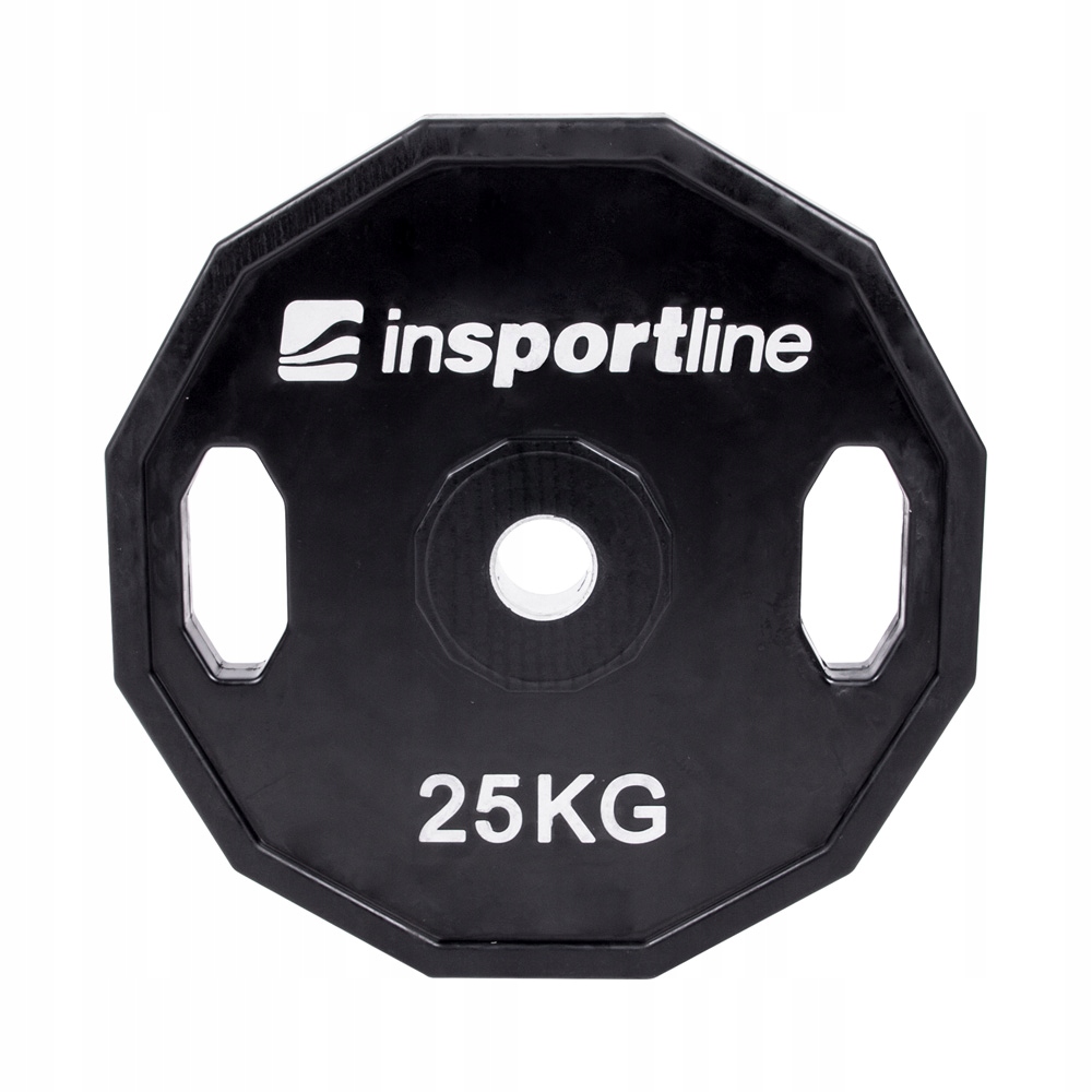 Gumowane obciążenie inSPORTline Ruberton 25 kg – Idealne do treningu siłowego