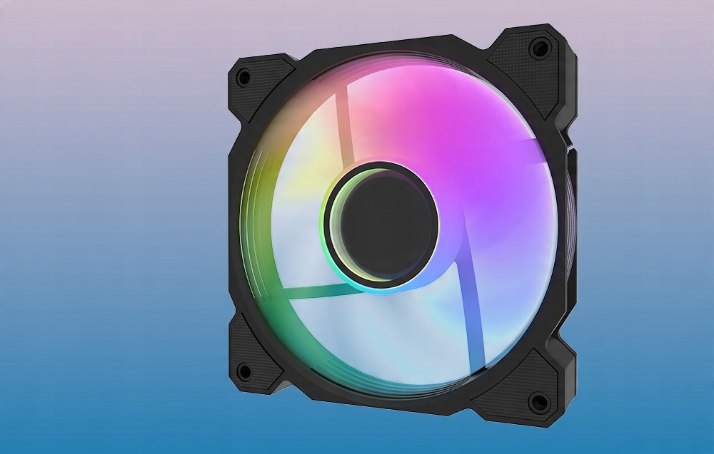 Wentylator Darkflash DR08 5w1 120mm Czarny – Efektywne chłodzenie i stylowe podświetlenie