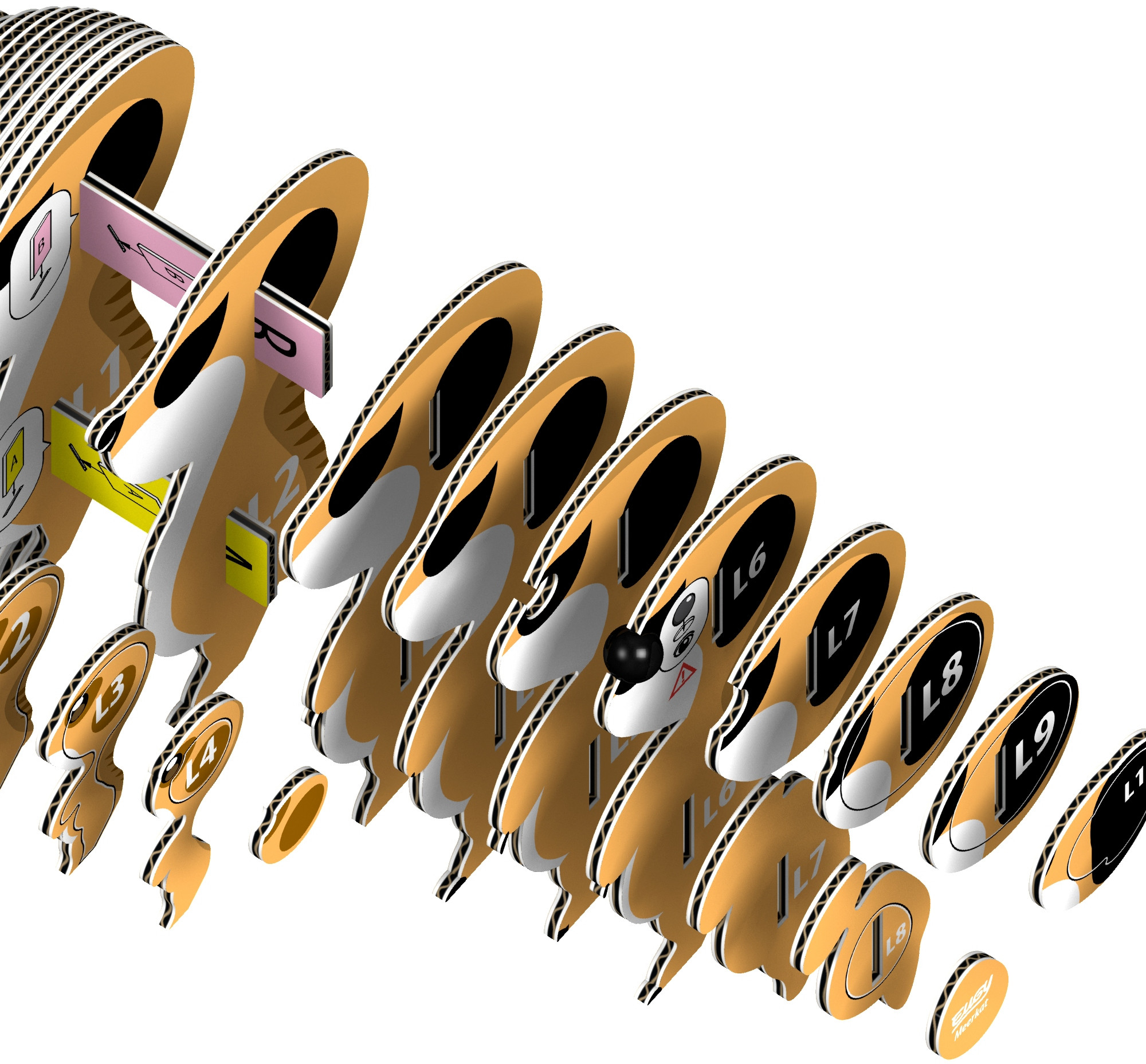 Zestaw do samodzielnego składania z instrukcją