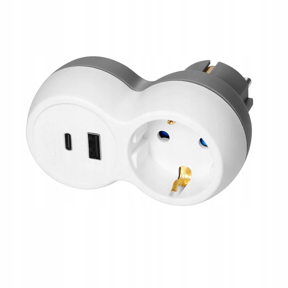 Funkcjonalność gniazda schuko z podwójnym ładowaniem USB