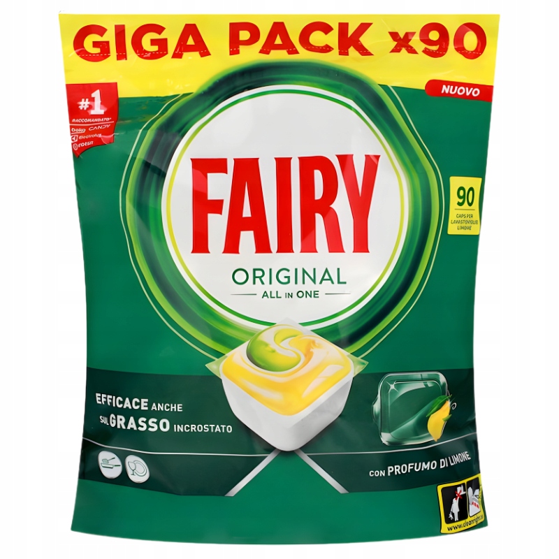 FAIRY Original All-In-One – Kapsułki do zmywarki dla idealnej czystości