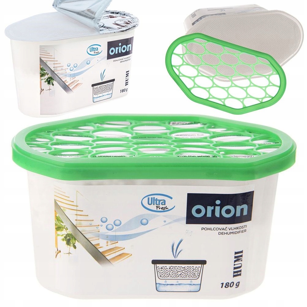 Pochłaniacz Wilgoci Bezzapachowy 180 g ORION Ultra Fresh* – Skuteczne osuszanie powietrza