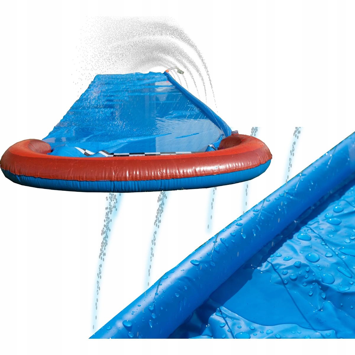 Wodny natrysk i bramka w formie wesołego słonia