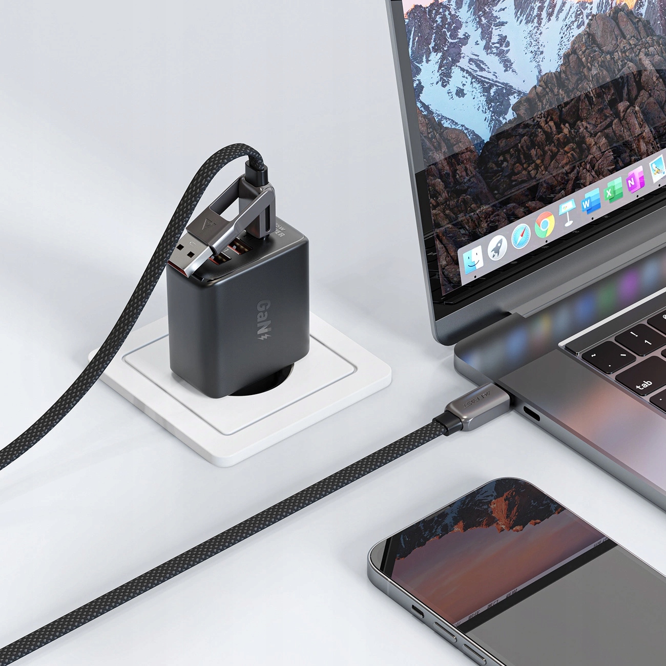 Uniwersalna kompatybilność z portami USB-A i USB-C