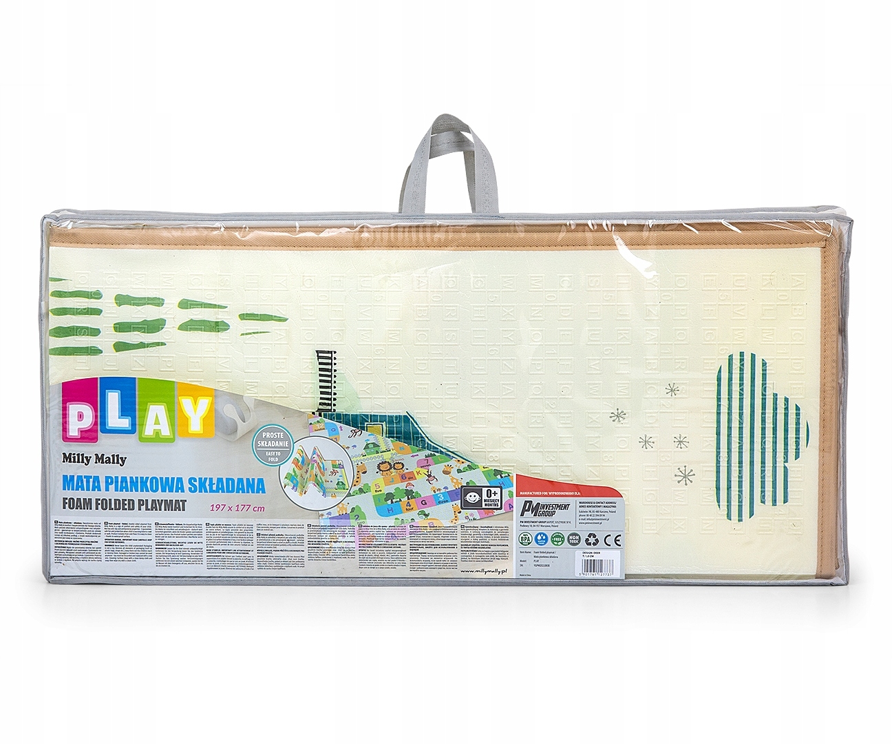 Praktyczna torba z suwakiem – Wygodne przenoszenie maty