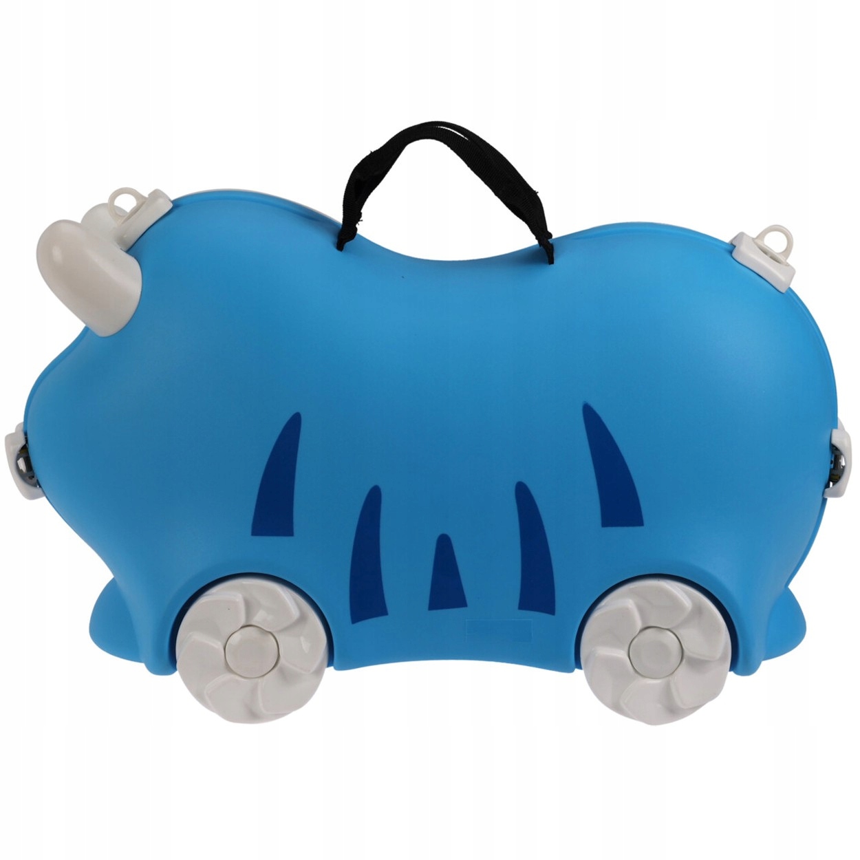 Cztery stabilne kółka – płynne prowadzenie walizki przez dziecko