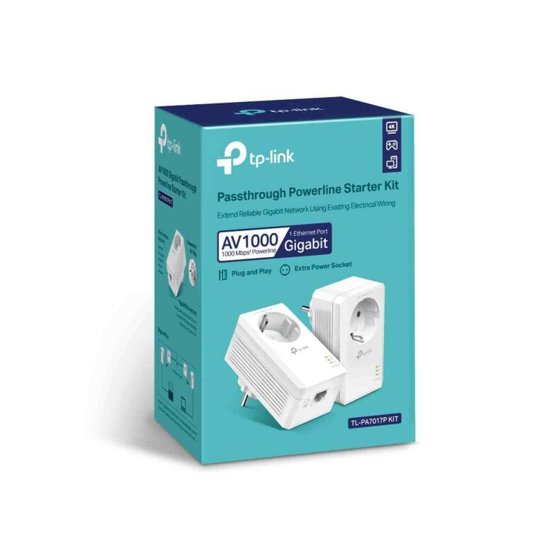TP-Link Powerline TL-PA7019P Kit AV1000 – Szybkie połączenie w Twoim domu