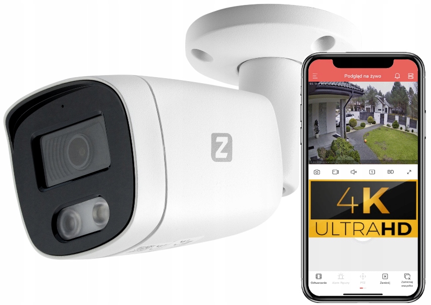 Kamera IP POE B8 PRO ZINTRONIC 8MP SONY IMX415 – Profesjonalny monitoring w jakości 4K