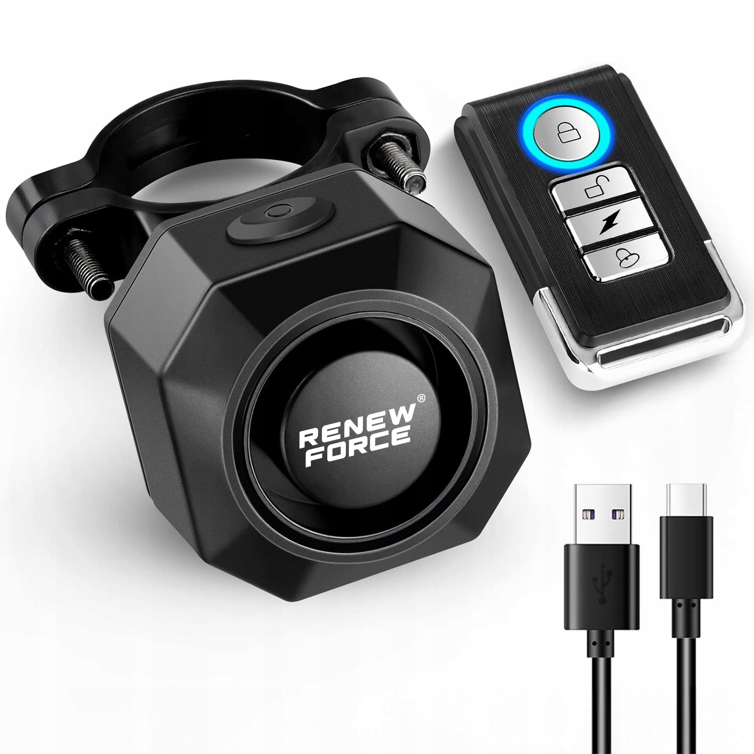 Głośność alarmu do 110 dB – Skuteczna ochrona przed kradzieżą