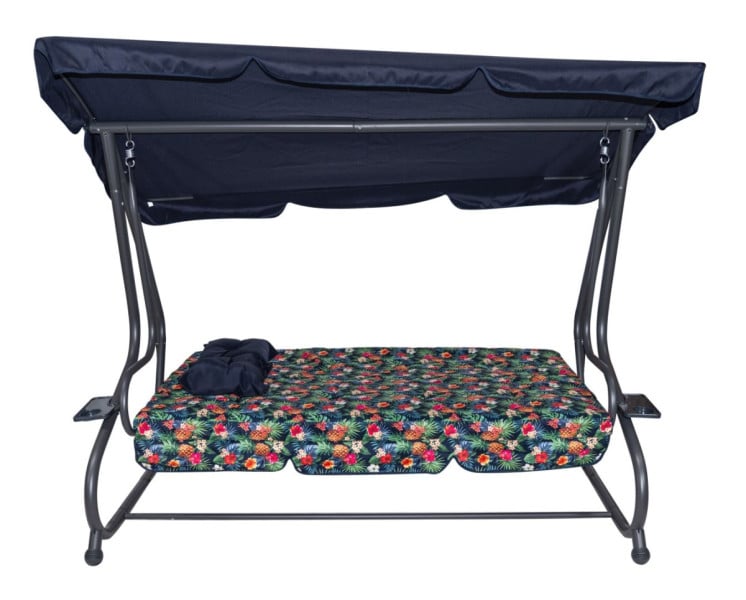Komfortowe siedzisko z regulowanym daszkiem – Wygoda na każdą pogodę