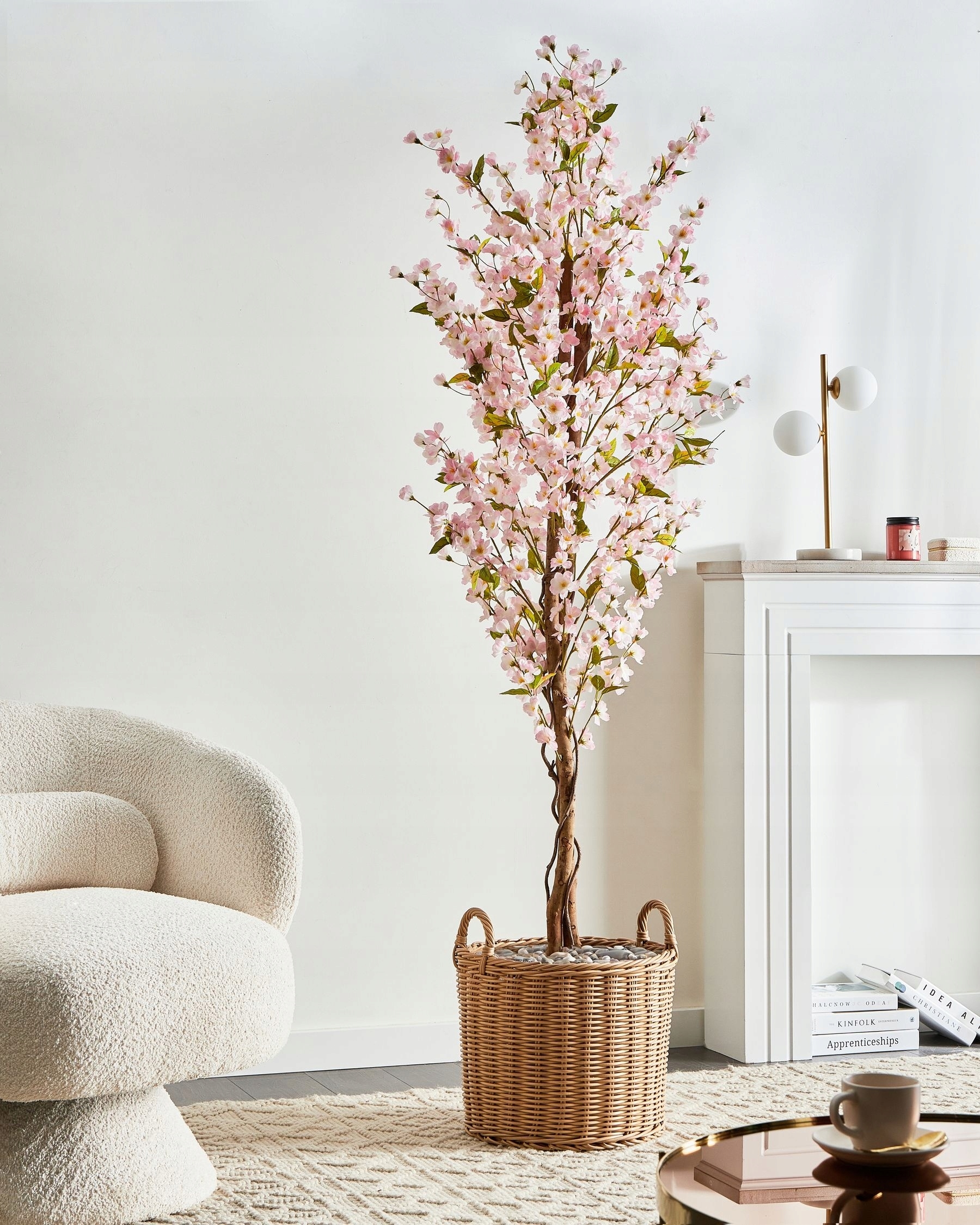 Sztuczna roślina SAKURA 185 cm Różowy – Elegancja i styl w Twoim wnętrzu