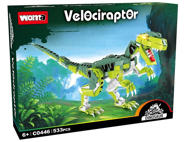 Klocki Dinozaur Velociraptor – Kreatywna zabawa dla małych odkrywców