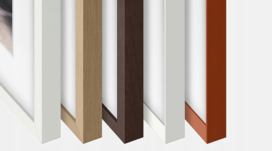 Nowoczesny i klasyczny styl ramki