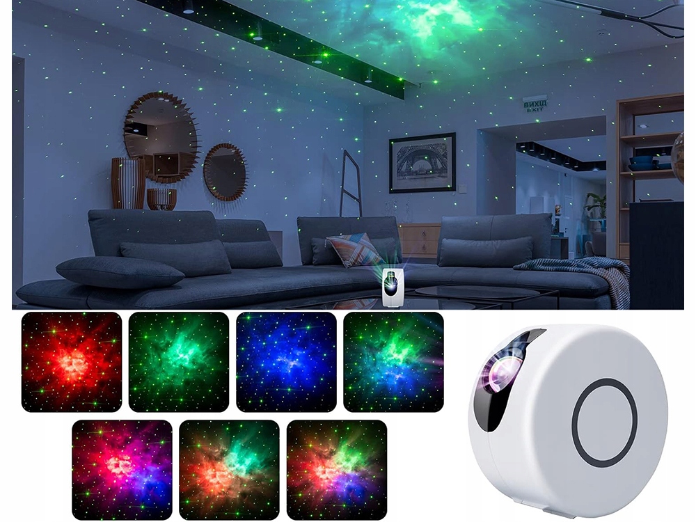 Niezwykłe Efekty Świetlne – 8 Trybów Kolorów LED i Laser