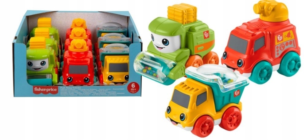 Pojazd z kuleczkami Mattel FP HRP27 – Radosna zabawa dla najmłodszych