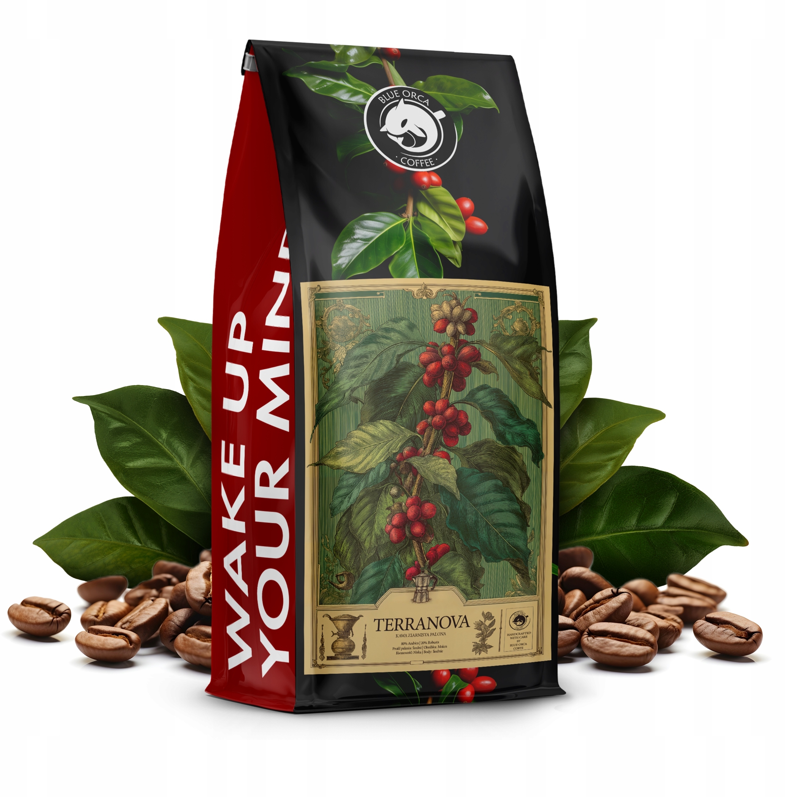 Skład: 80% Arabica, 20% Robusta