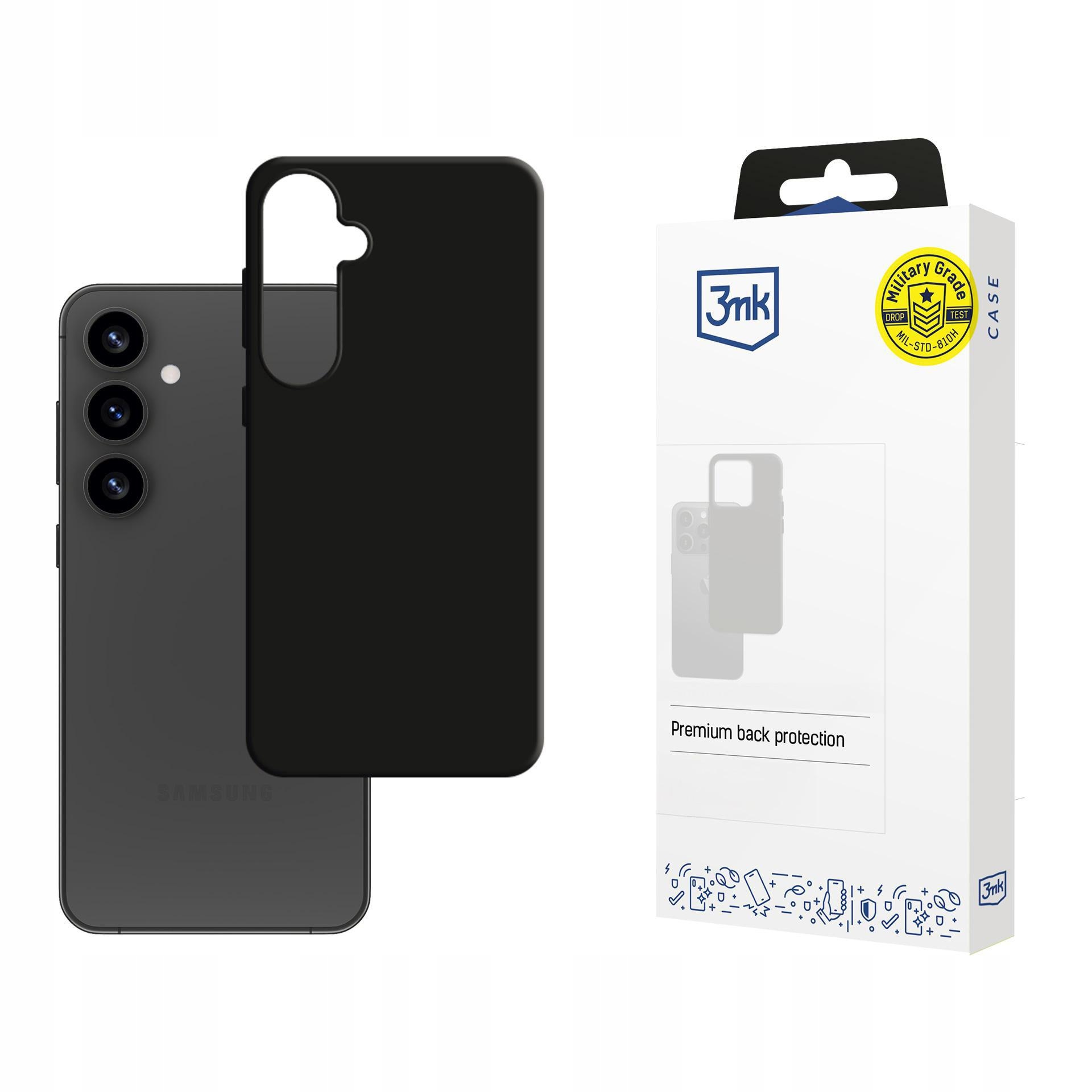 Samsung Galaxy S25+ - 3mk Hardy Mellow Case Black – Ochrona i styl w jednym