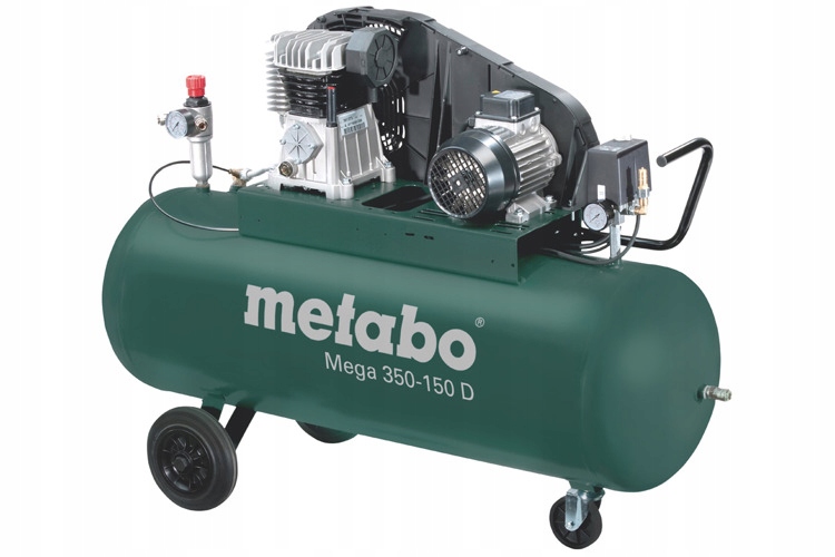 Sprężarka MEGA 350-150 D 150 l 10 bar METABO – Wydajność i trwałość w jednym
