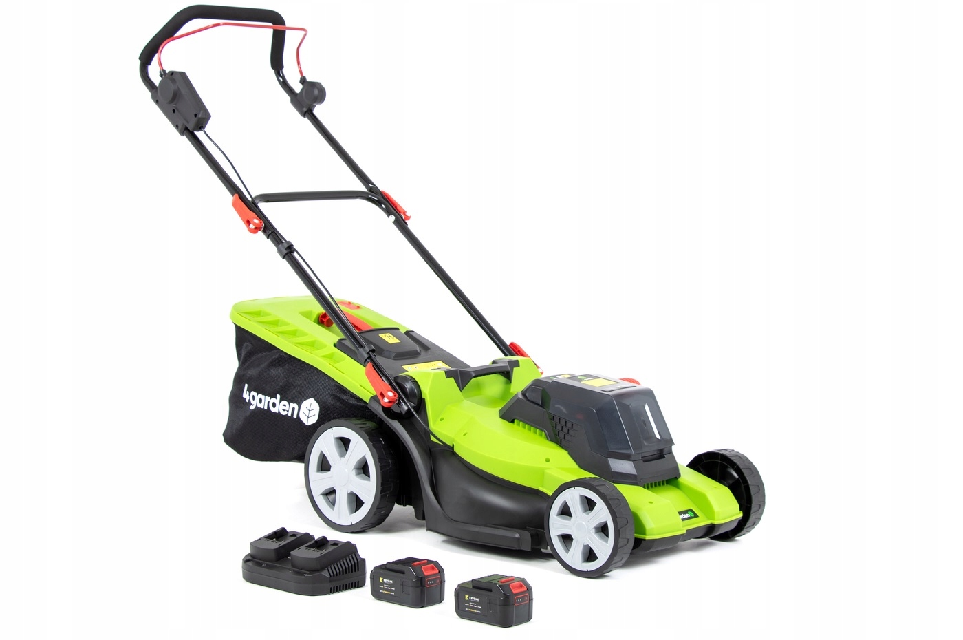 Duży kosz 50 l ze wskaźnikiem napełnienia – Wygodne zbieranie skoszonej trawy