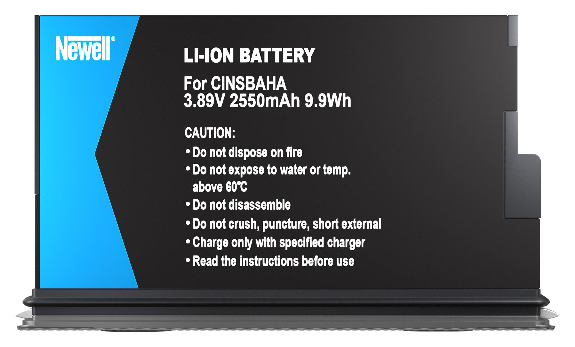 Dłuższy czas nagrywania dzięki pojemności 2550 mAh