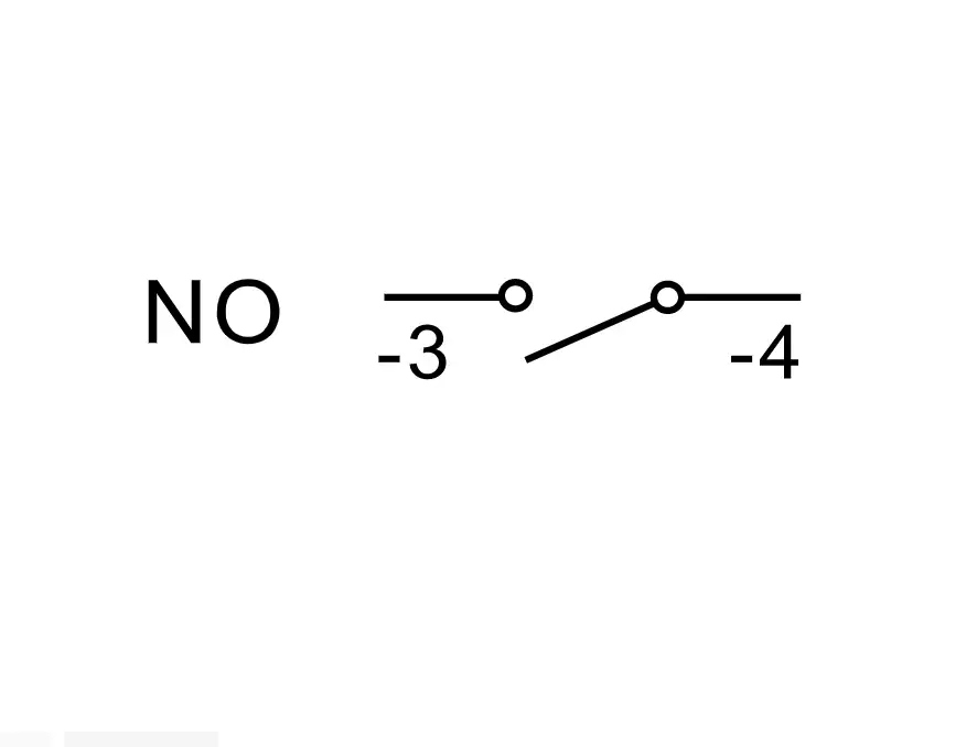 Właściwości techniczne: 1×NO, 5A/230V AC-15, 1A/230V DC-13