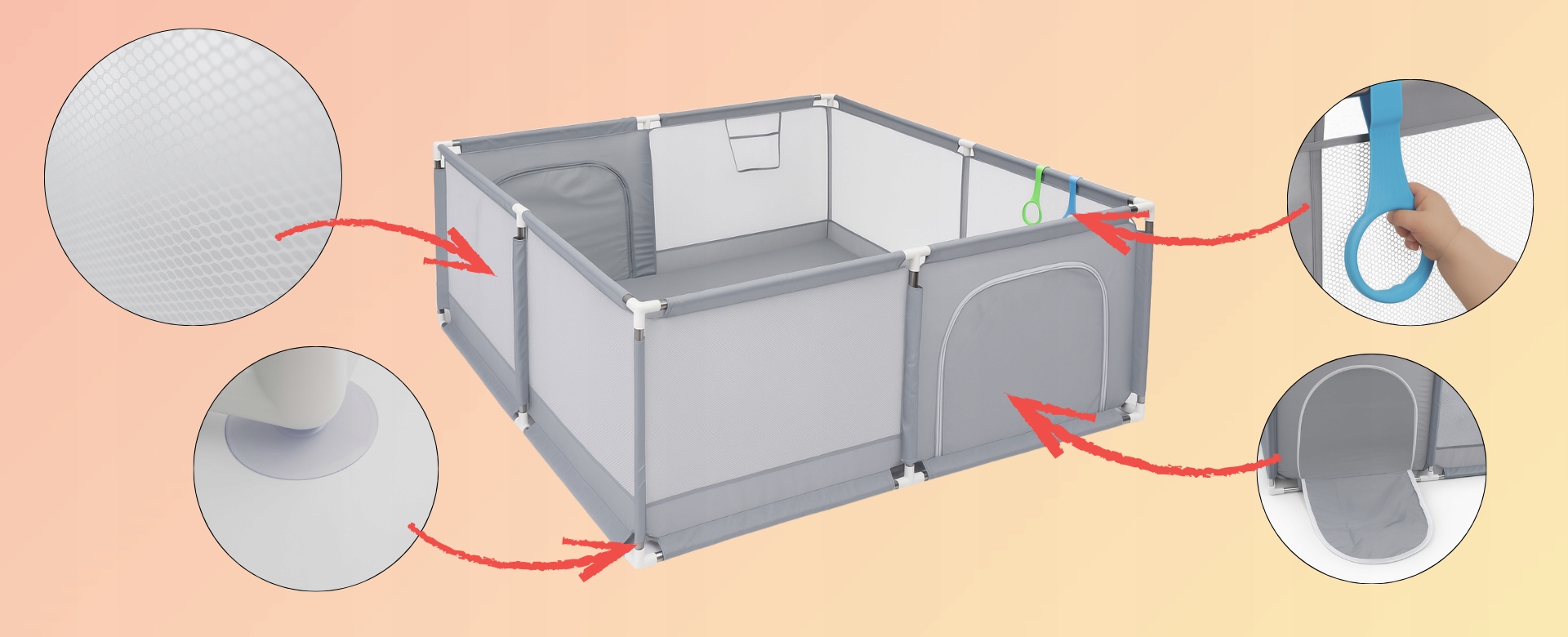 Stabilna konstrukcja z przyssawkami – Bezpieczeństwo na pierwszym miejscu