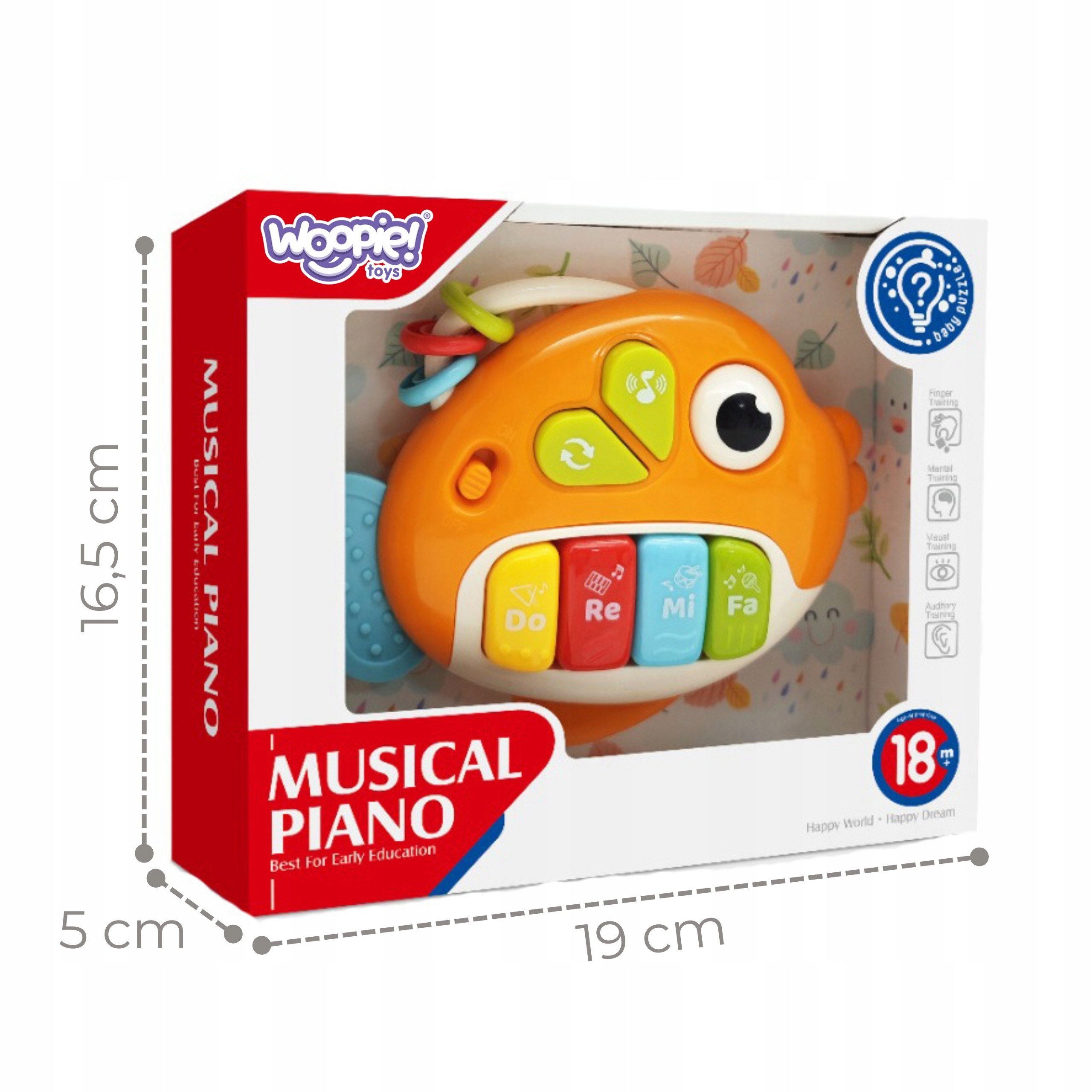 Baby Pianinko Interaktywne Rybka – Muzyczna zabawa dla najmłodszych