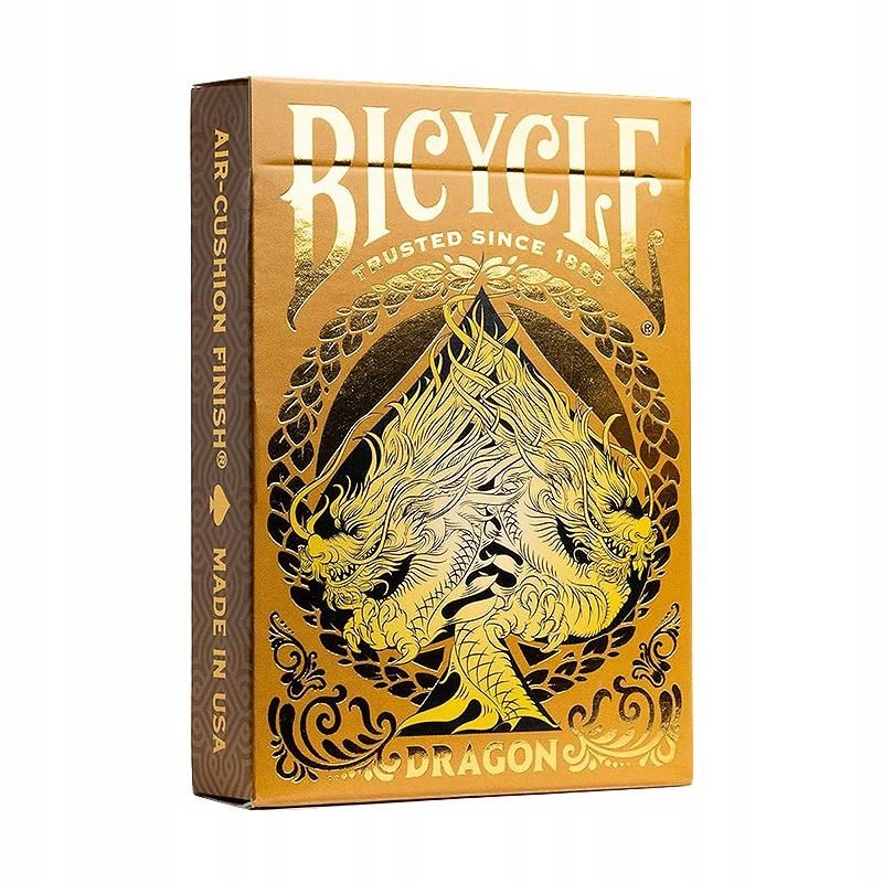 Karty Gold Dragon BICYCLE – Świętuj Rok Smoka z wyjątkową talią