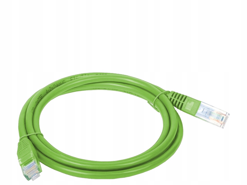 Patchcord UTP kat 5e 1.0m zielony* – Idealne połączenie dla Twojej sieci