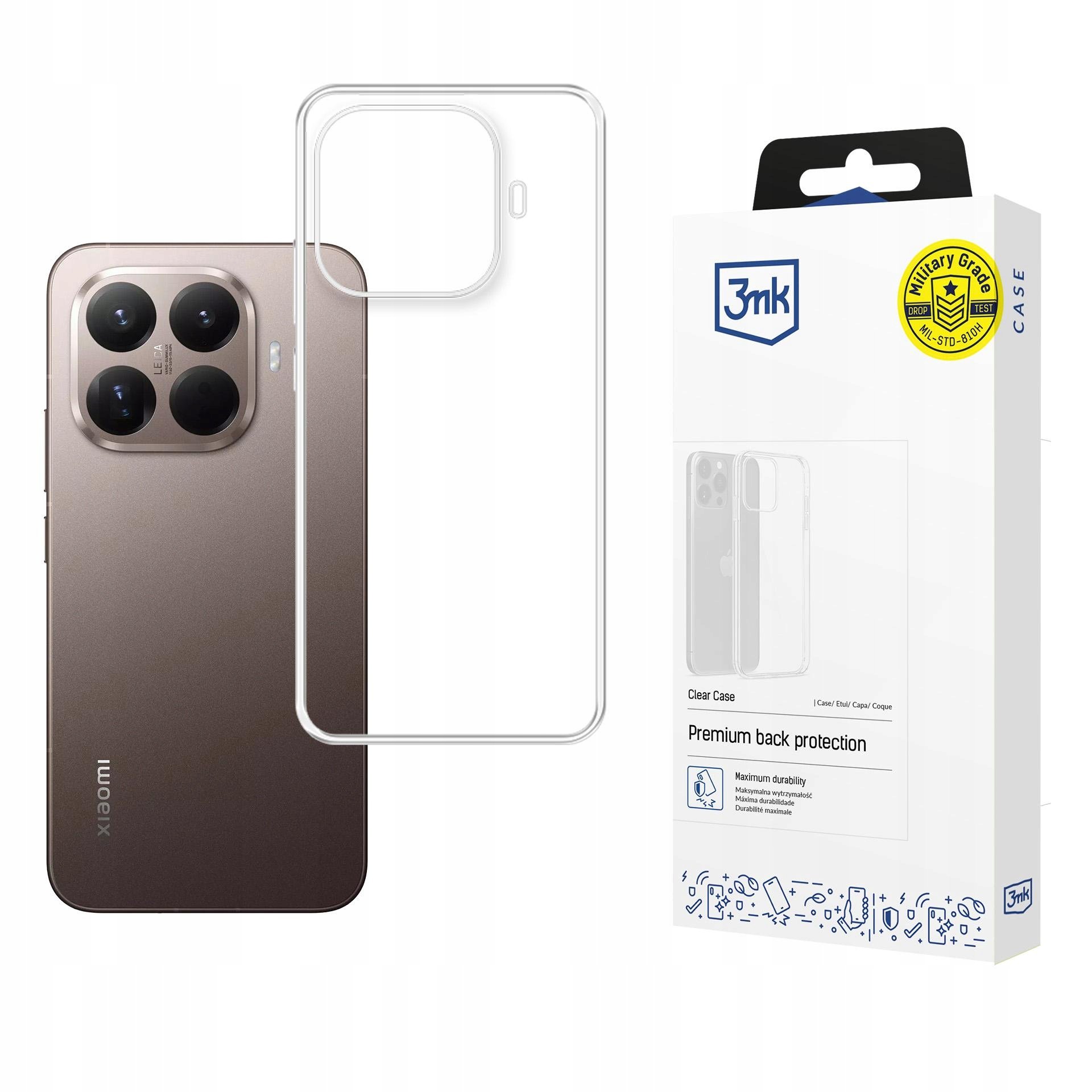 Xiaomi 15T Pro 5G – Etui 3mk Clear Case – Doskonała ochrona dla Twojego smartfona