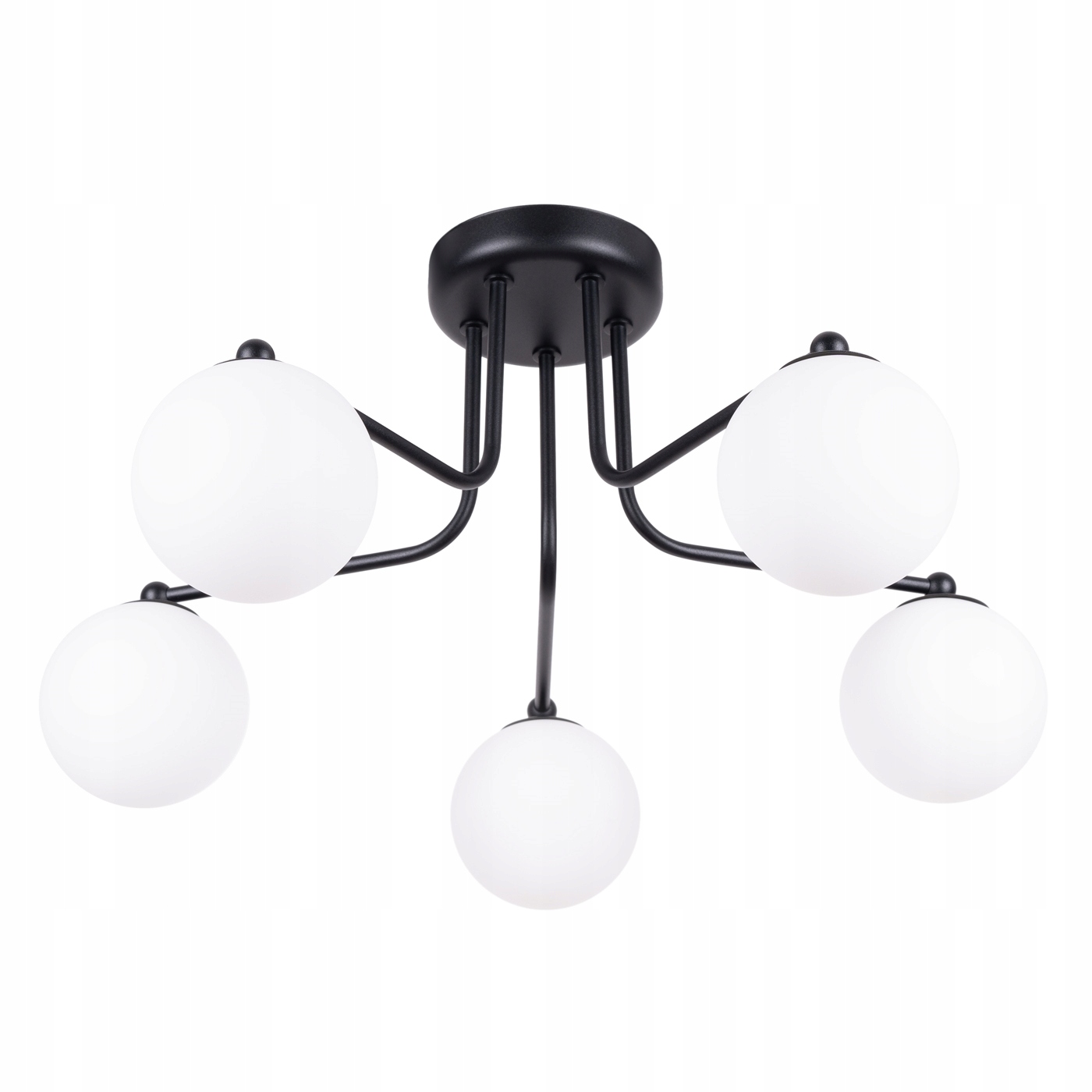 Żyrandol ASTRAL 5 czarny – Elegancja w minimalistycznym stylu