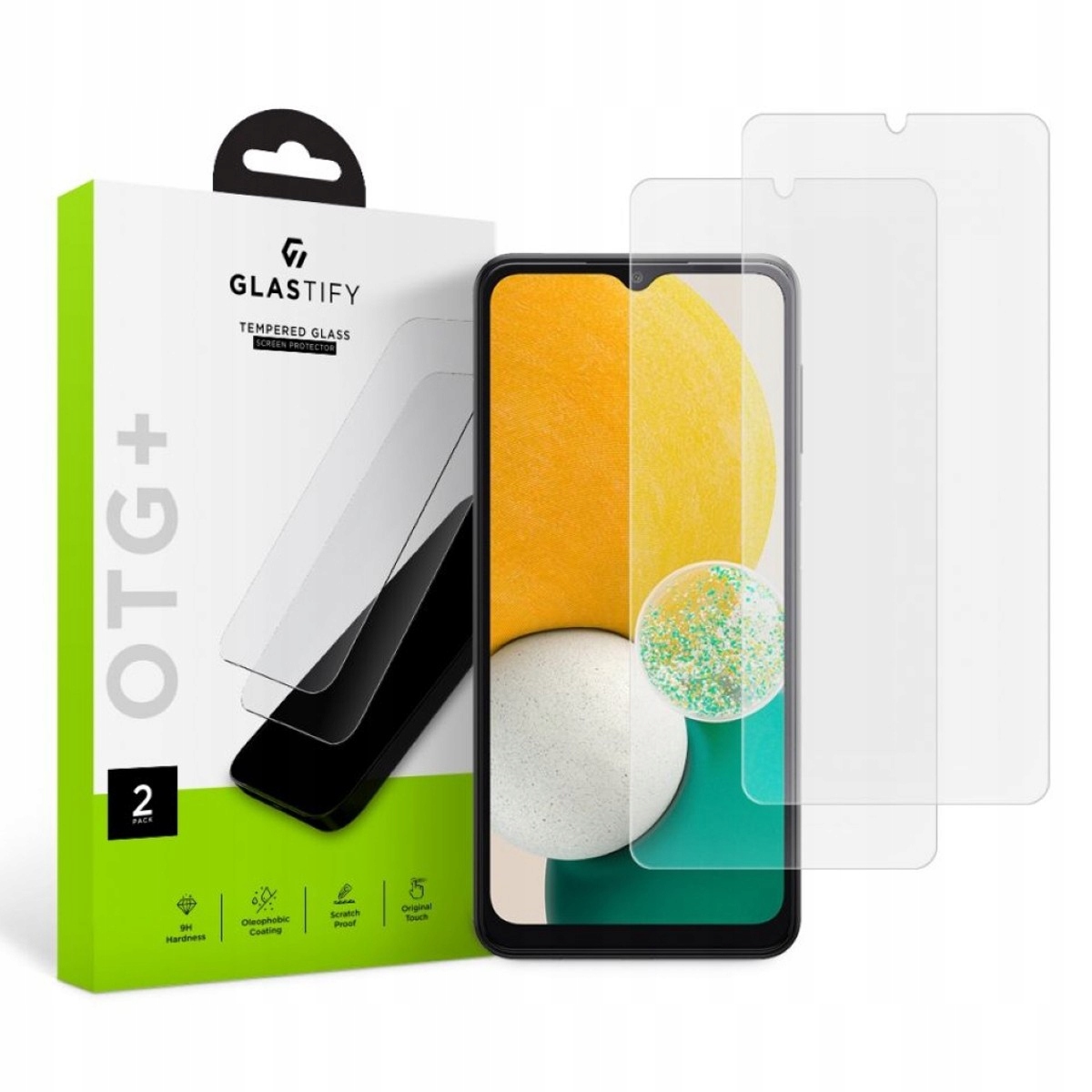 Glastify 2x Szkło Hartowane do Samsung Galaxy A13 – Najwyższa ochrona ekranu