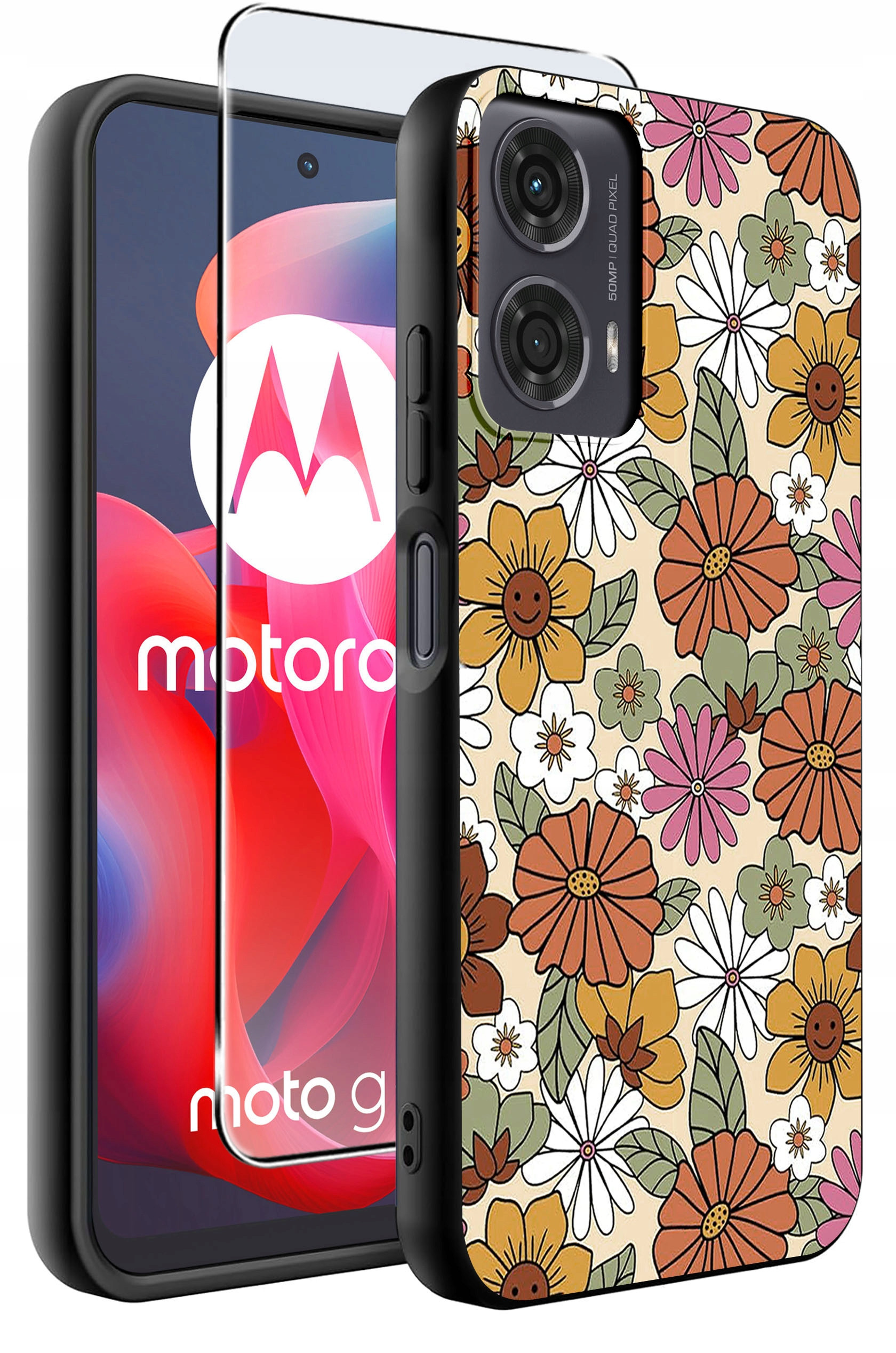 Etui do Motorola Moto G24 | G24 POWER | G04 | E14 WZORY | SILIKONOWE MATT – Ochrona i styl w jednym
