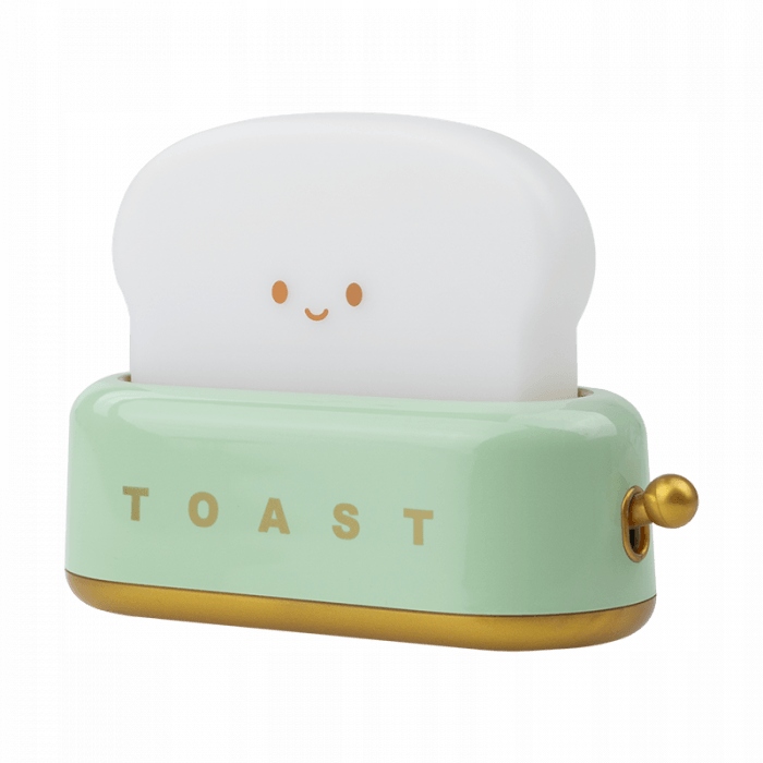 Lampka Nocna LED Toster Zielony*
