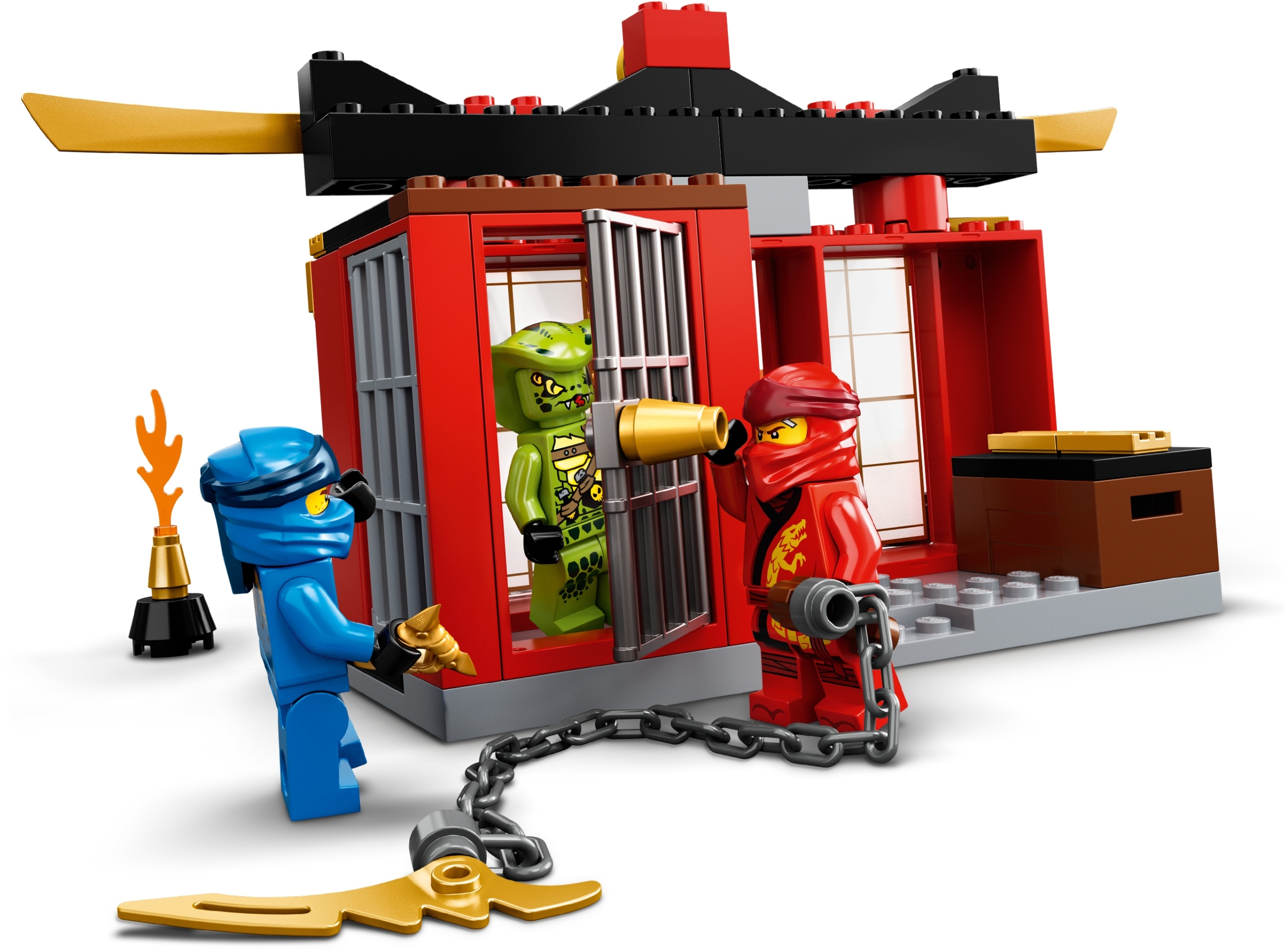 Świątynia Ninjago z więzieniem – Miejsce do odgrywania przygód