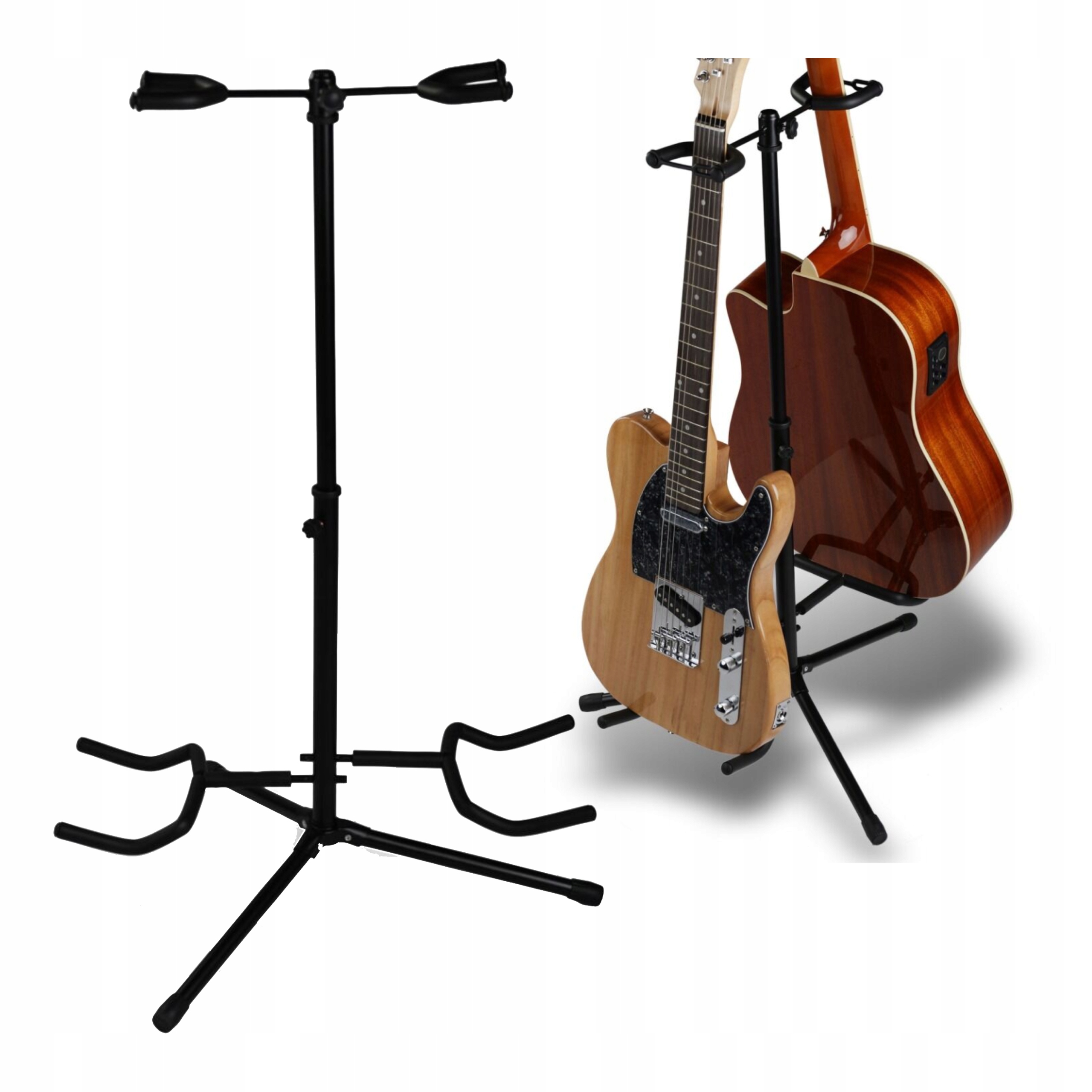 Stojak gitarowy SUPRIMO GS4 – Idealne rozwiązanie dla dwóch instrumentów