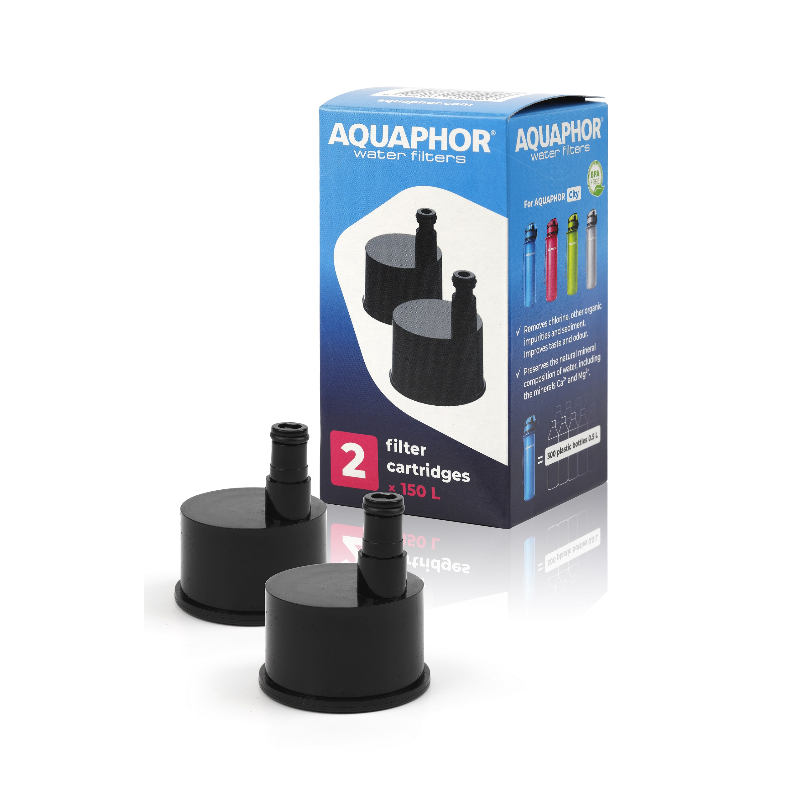 Filtry do butelki Aquaphor City 8 szt. – Czysta woda zawsze pod ręką