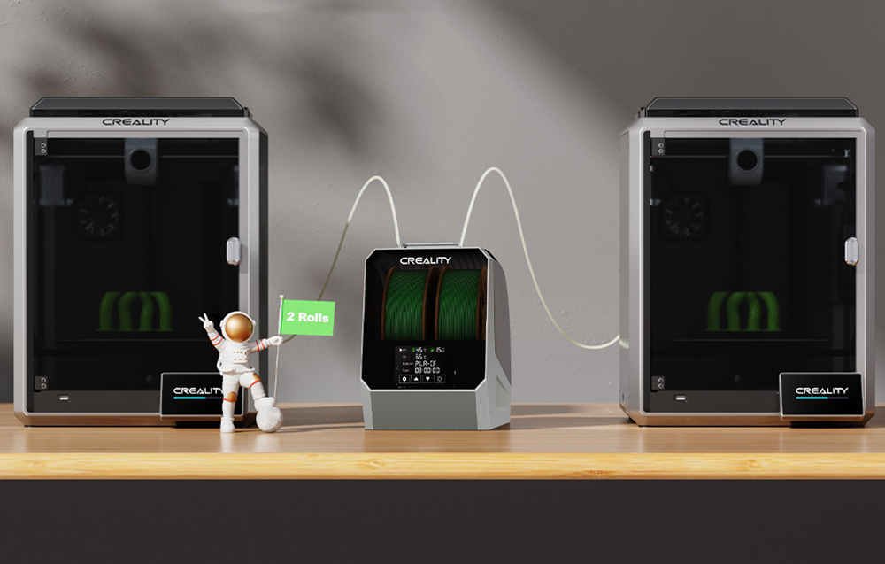 Suszarka do filamentu Creality Space Pi Plus - Podwójna przestrzeń robocza dla większej efektywności