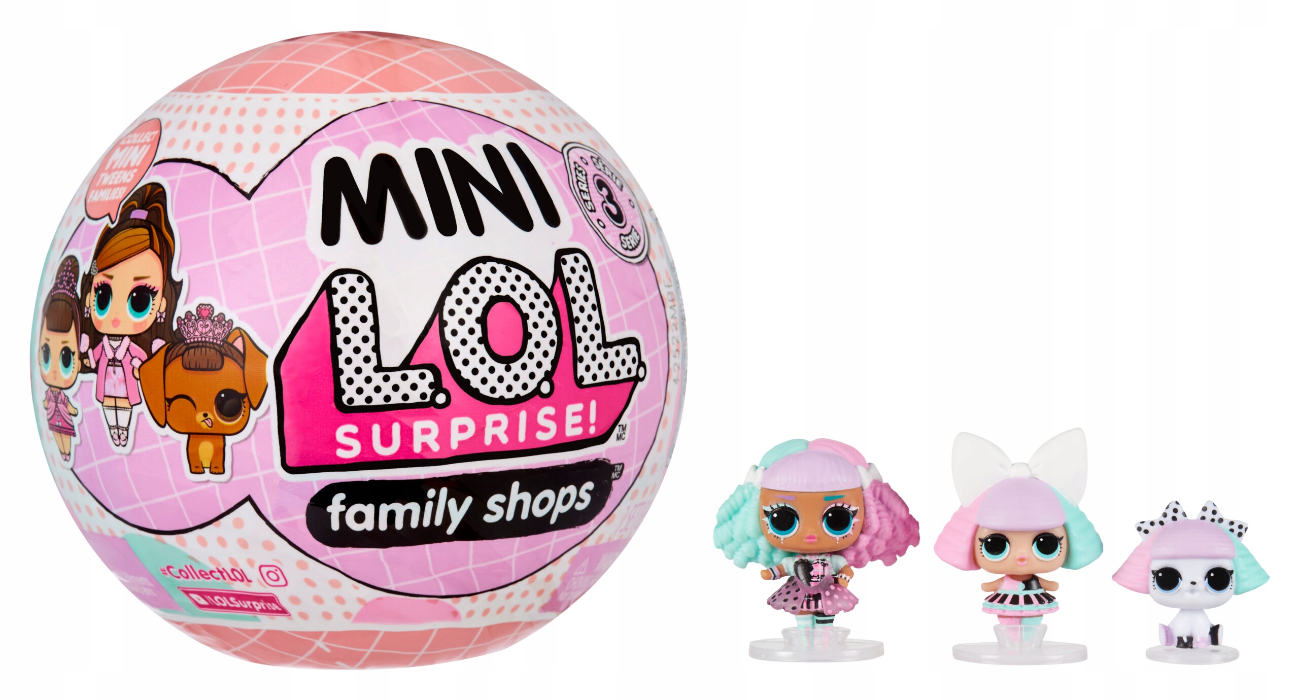 L.O.L. Surprise Mini Family Asst S3 – Odkryj magiczny świat mini laleczek