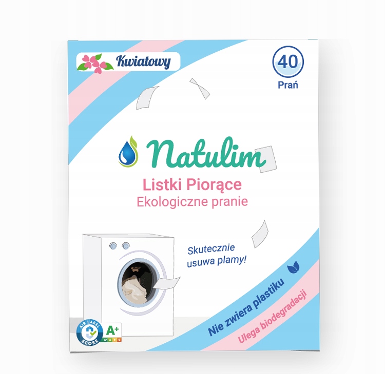 Natulim – Eko listki do prania Kwiatowe – Ekologiczne rozwiązanie dla czystego prania