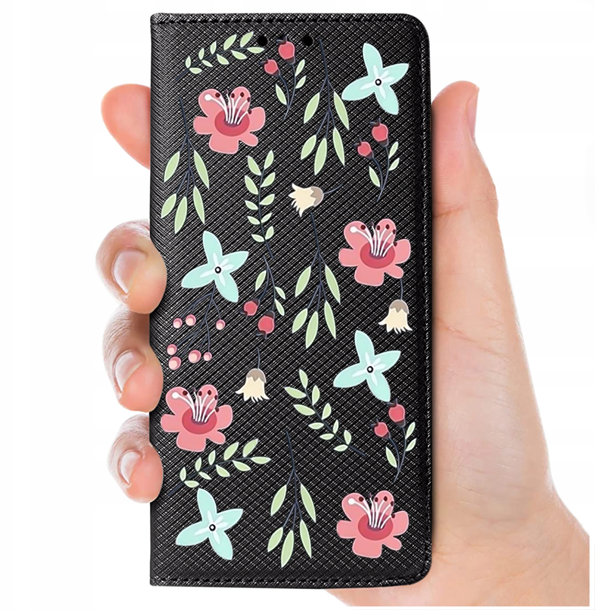 Etui do Samsung Galaxy A51 MAGNET WZORY CASE PORTFEL + SZKŁO 9H – Ochrona i styl w jednym