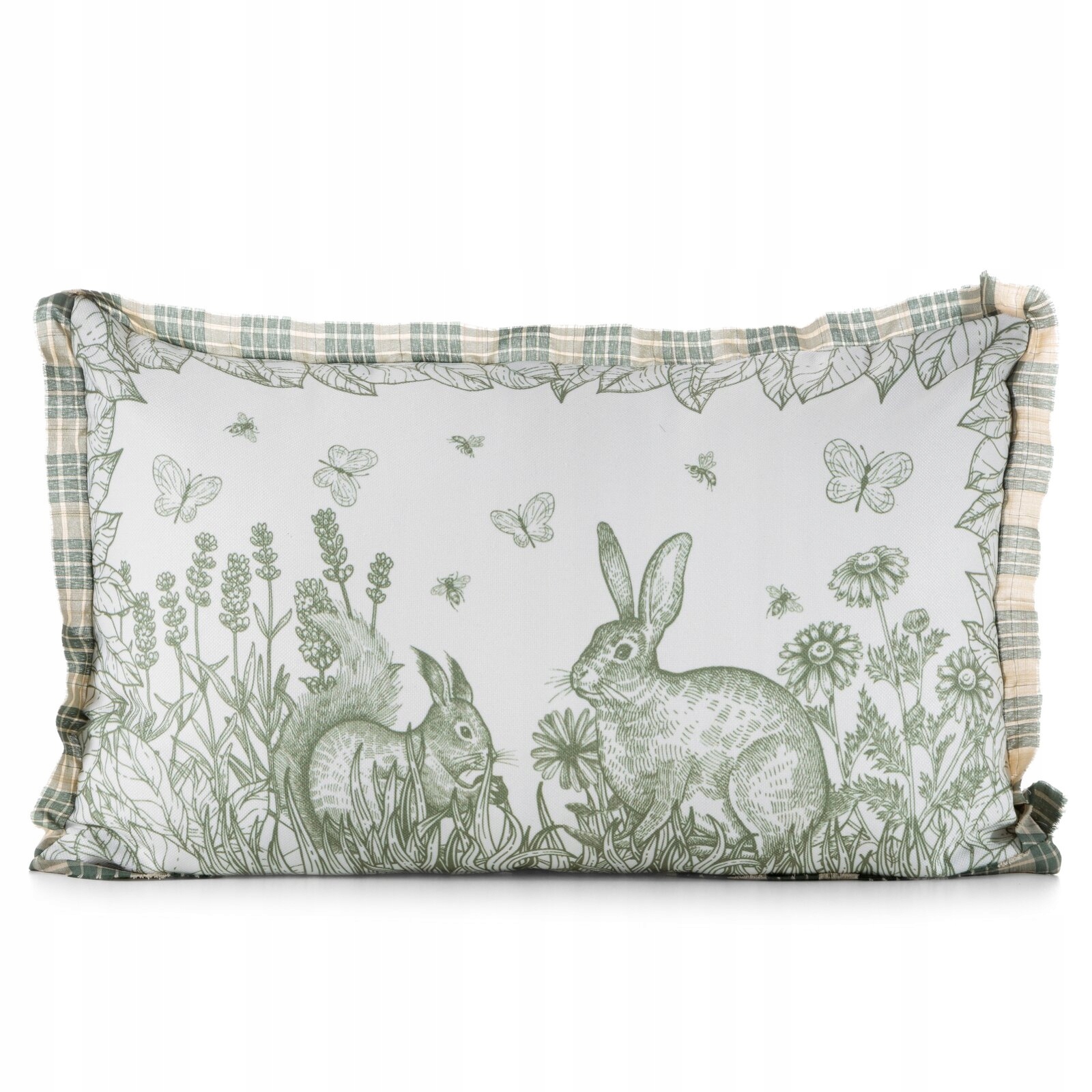 Poszewka WIOSNA 60 30 x 50 cm Kremowy – Wiosenny urok w Twoim wnętrzu