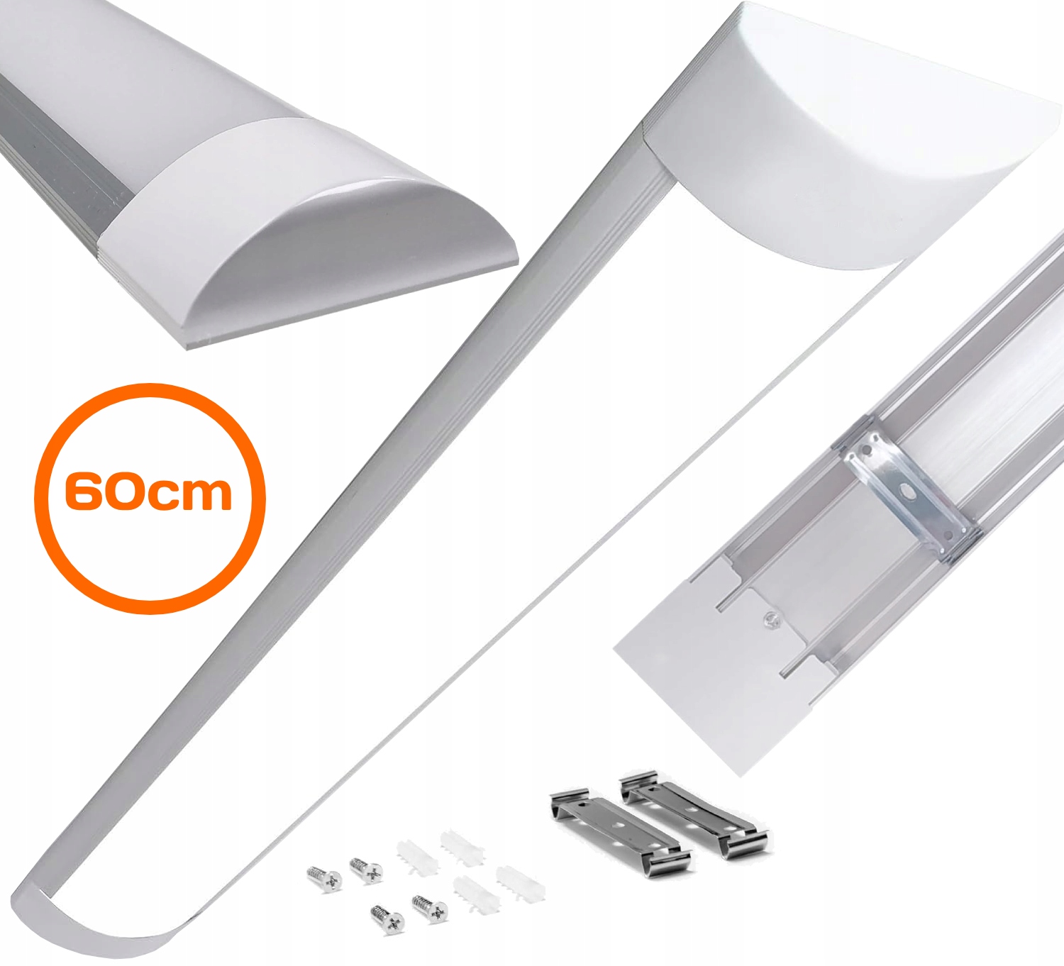 PS Oprawa sufitowa Slim Alu – Nowoczesne oświetlenie LED do każdego wnętrza