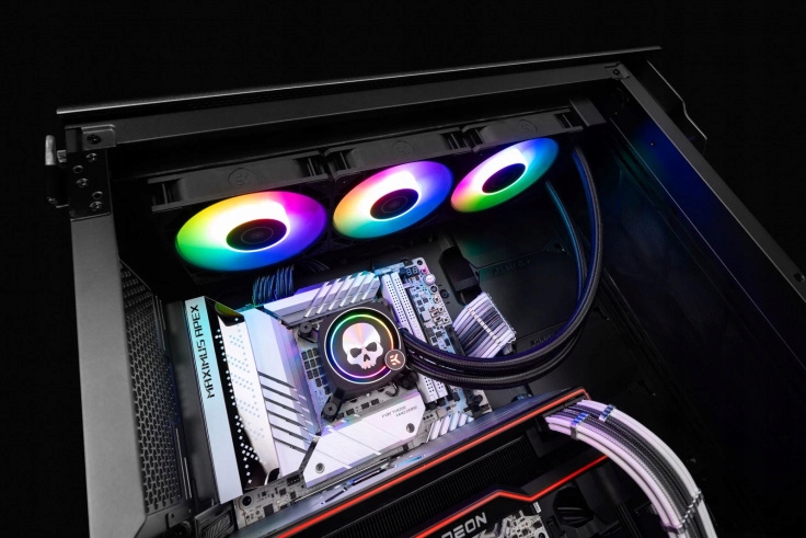 Wysokowydajne wentylatory RGB z technologią EK-OmniLink