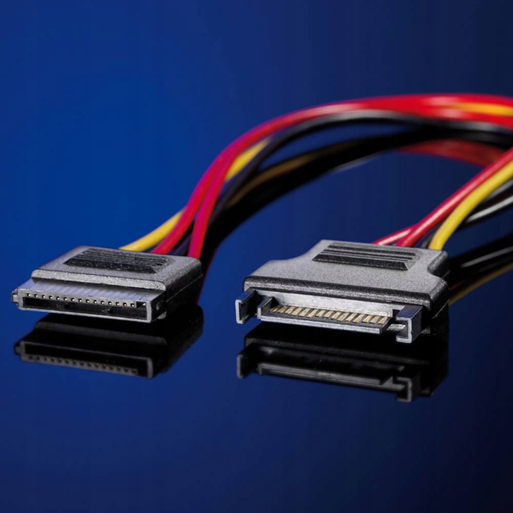 Kabel zasilający Roline Przedłużacz zasilania ROLINE SATA, 0,3 m – Niezawodne zasilanie dla Twojego sprzętu