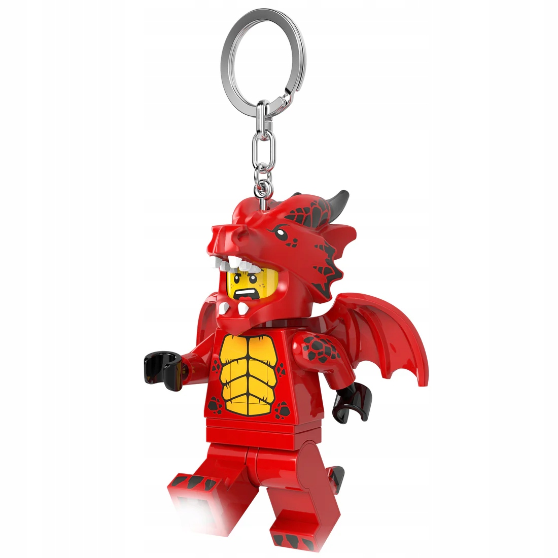 LEGO Minifigures Smok brelok z latarką – Idealny towarzysz dla małych odkrywców