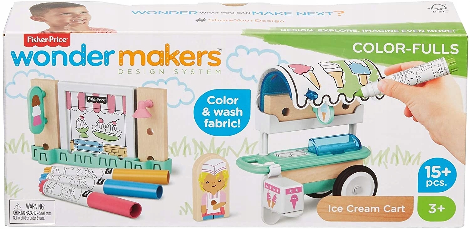 Fisher Price Wonder Makers Wózek do Lodów GLY26 – Kreatywna zabawa dla dzieci