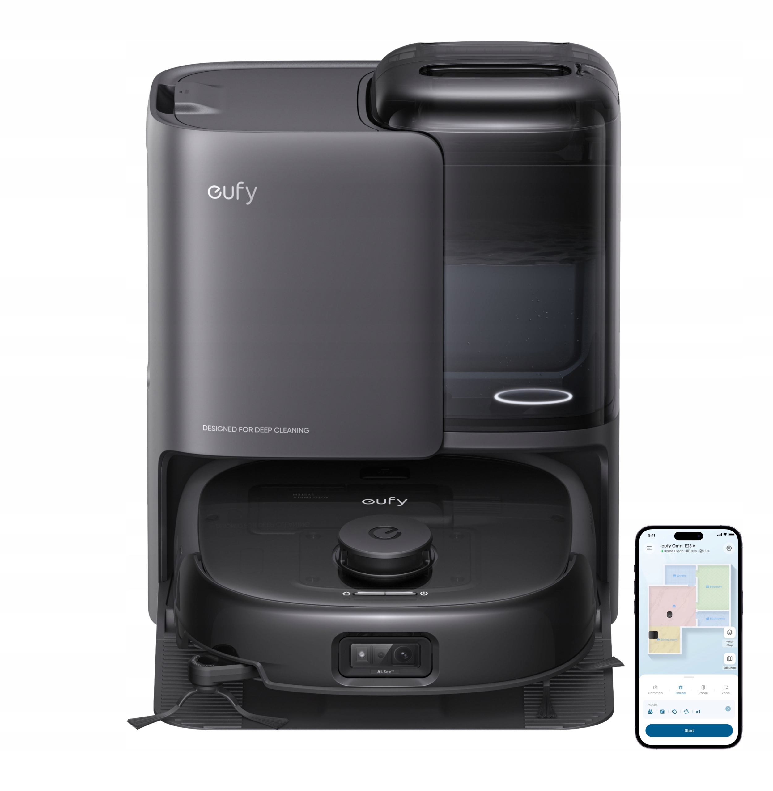 Eufy Omni E25 czarny – Twój inteligentny robot sprzątający